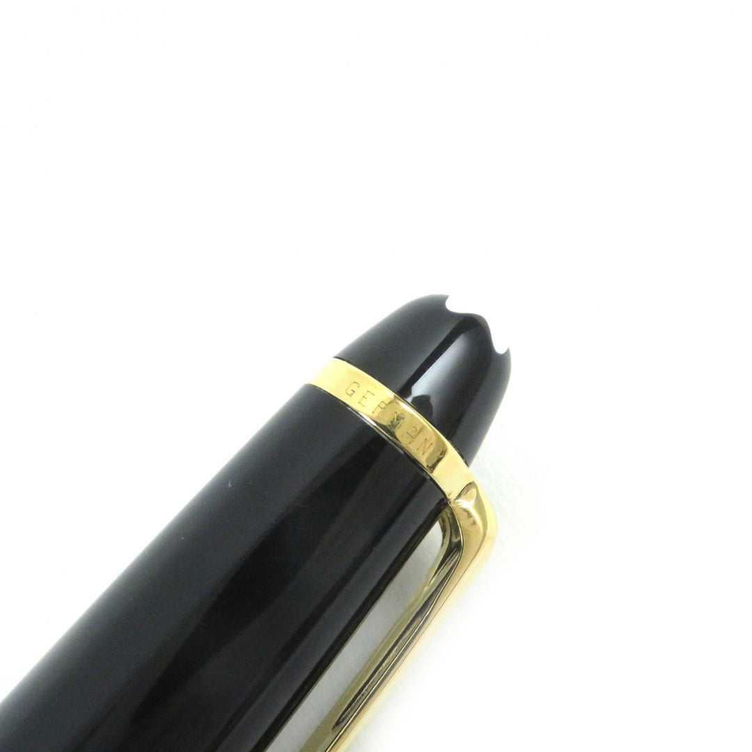MONTBLANC fountain pen Pen point: K14 Black gold Meisterstck Classic mens Used Authentic