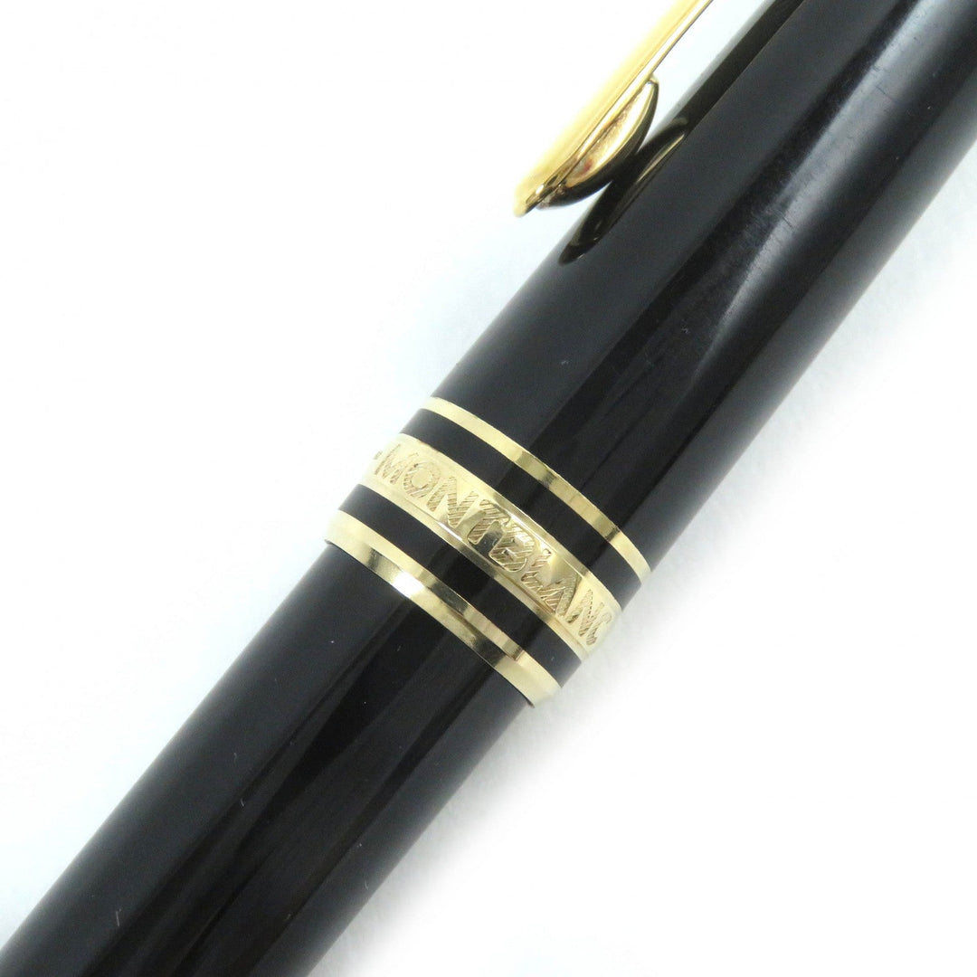 MONTBLANC fountain pen Pen point: K14 Black gold Meisterstck Classic mens Used Authentic