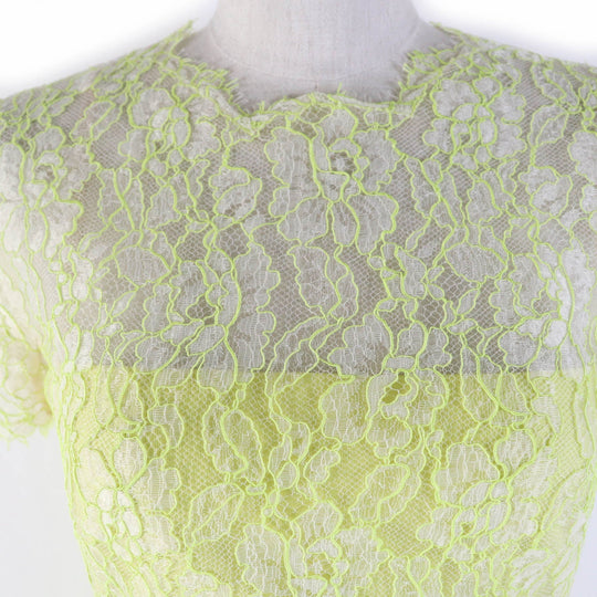 VALENTINO one piece Main: 90% wool, Main: 8% nylon, Main: 2% polyurethane, Outer: 54% rayon, Outer: 46% nylon, Part: 100% nylon, Lining: 96% polyester, 4% polyurethane yellow Women 38 Used Authentic