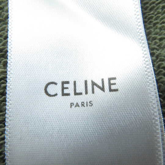 CELINE sweat 2Y19A670Q Main: 100% cotton khaki Women XS Used Authentic