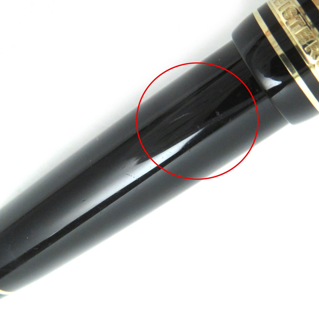 MONTBLANC fountain pen Pen point: K14 Black gold Meisterstck 146 mens Used Authentic