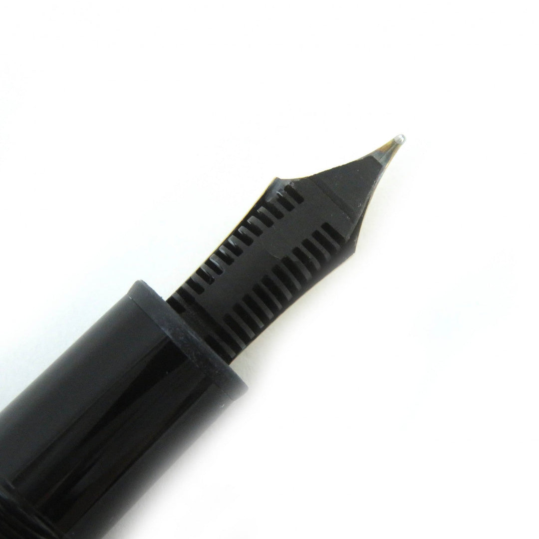 MONTBLANC fountain pen Pen point: K14 Black gold Meisterstck 146 mens Used Authentic