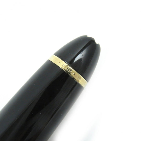 MONTBLANC fountain pen Pen point: K14 Black gold Meisterstck 146 mens Used Authentic