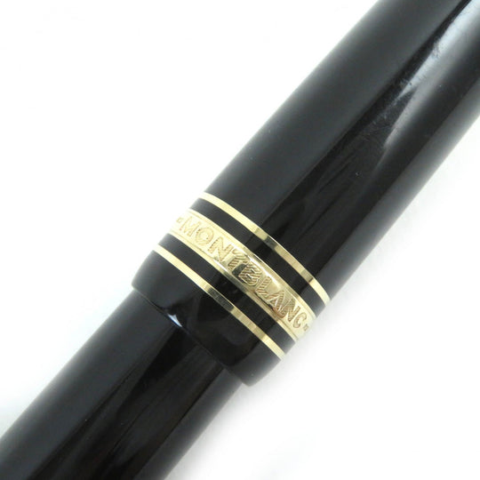 MONTBLANC fountain pen Pen point: K14 Black gold Meisterstck 146 mens Used Authentic