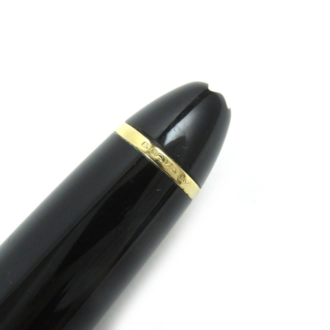 MONTBLANC fountain pen Pen point: K14 Black gold Meisterstck 146 mens Used Authentic
