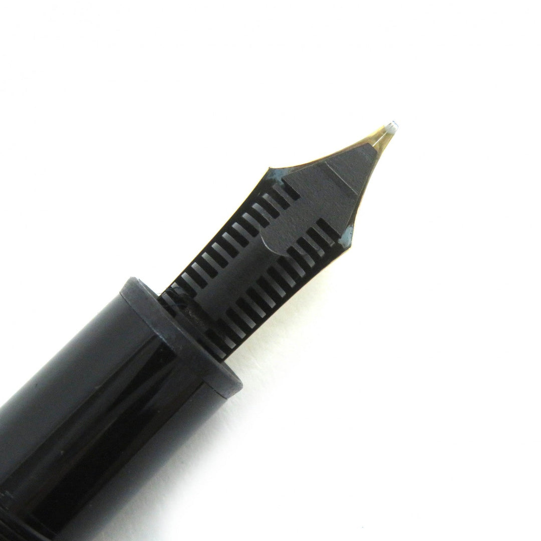 MONTBLANC fountain pen Pen point: K14 Black gold Meisterstck 146 mens Used Authentic