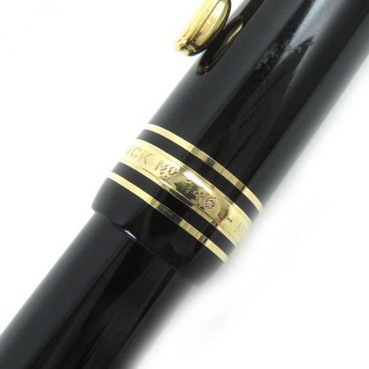 MONTBLANC fountain pen Pen point: K14 Black gold Meisterstck 146 mens Used Authentic