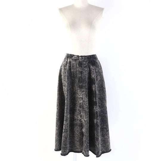 MARNI flare skirt GOJD0470Y0 Main: 100% cotton black Women 36 Used Authentic