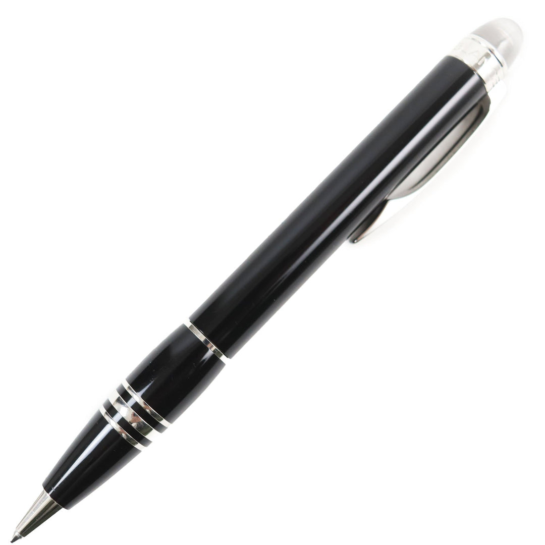 MONTBLANC Ballpoint pen Resin, Platinum black Starwalker mens Used Authentic
