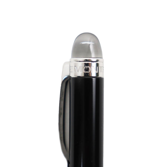 MONTBLANC Ballpoint pen Resin, Platinum black Starwalker mens Used Authentic