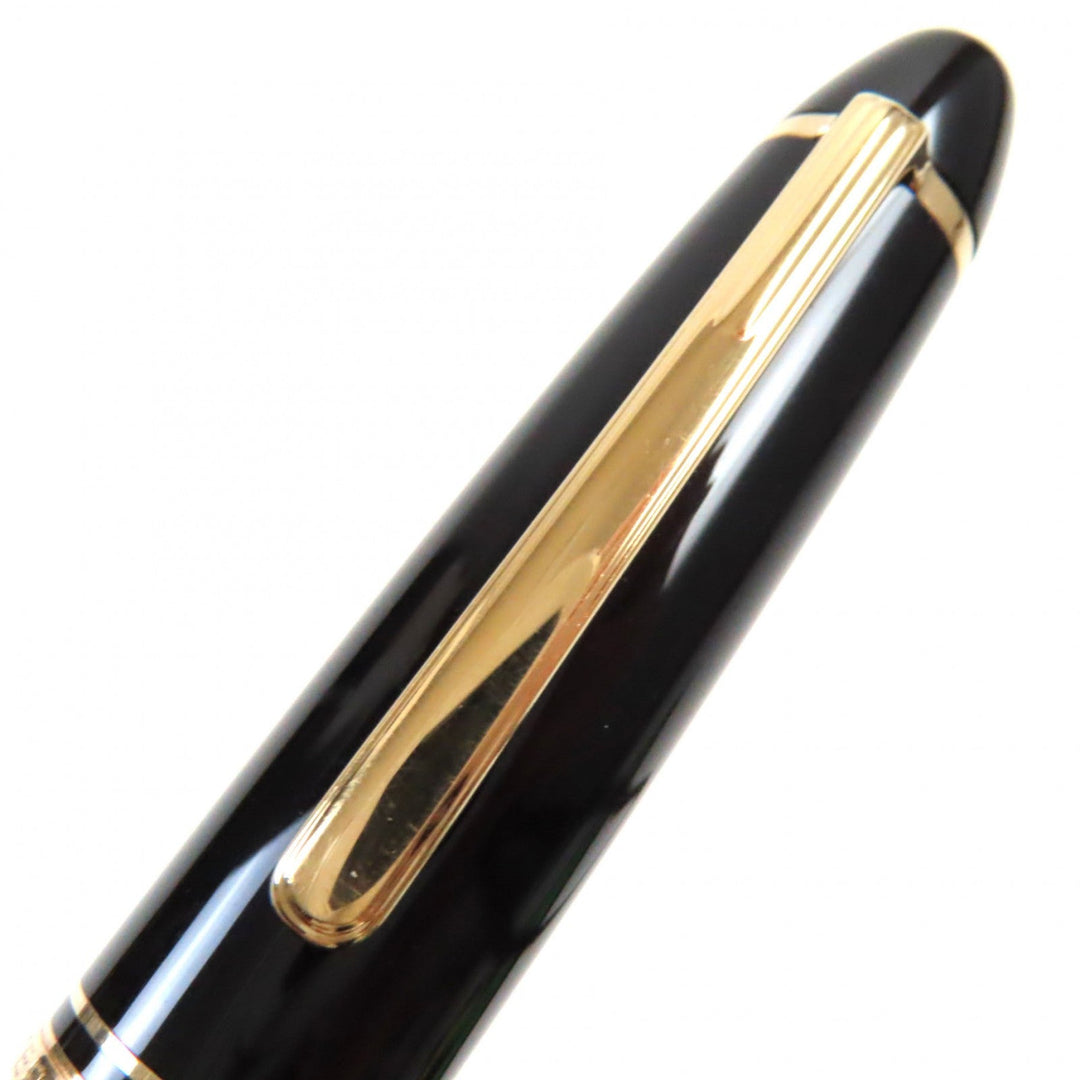 MONTBLANC fountain pen Pen point: K14 Black gold Meisterstuck No.146 mens Used Authentic