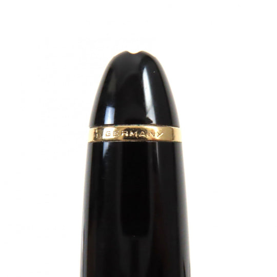 MONTBLANC fountain pen Pen point: K14 Black gold Meisterstuck No.146 mens Used Authentic