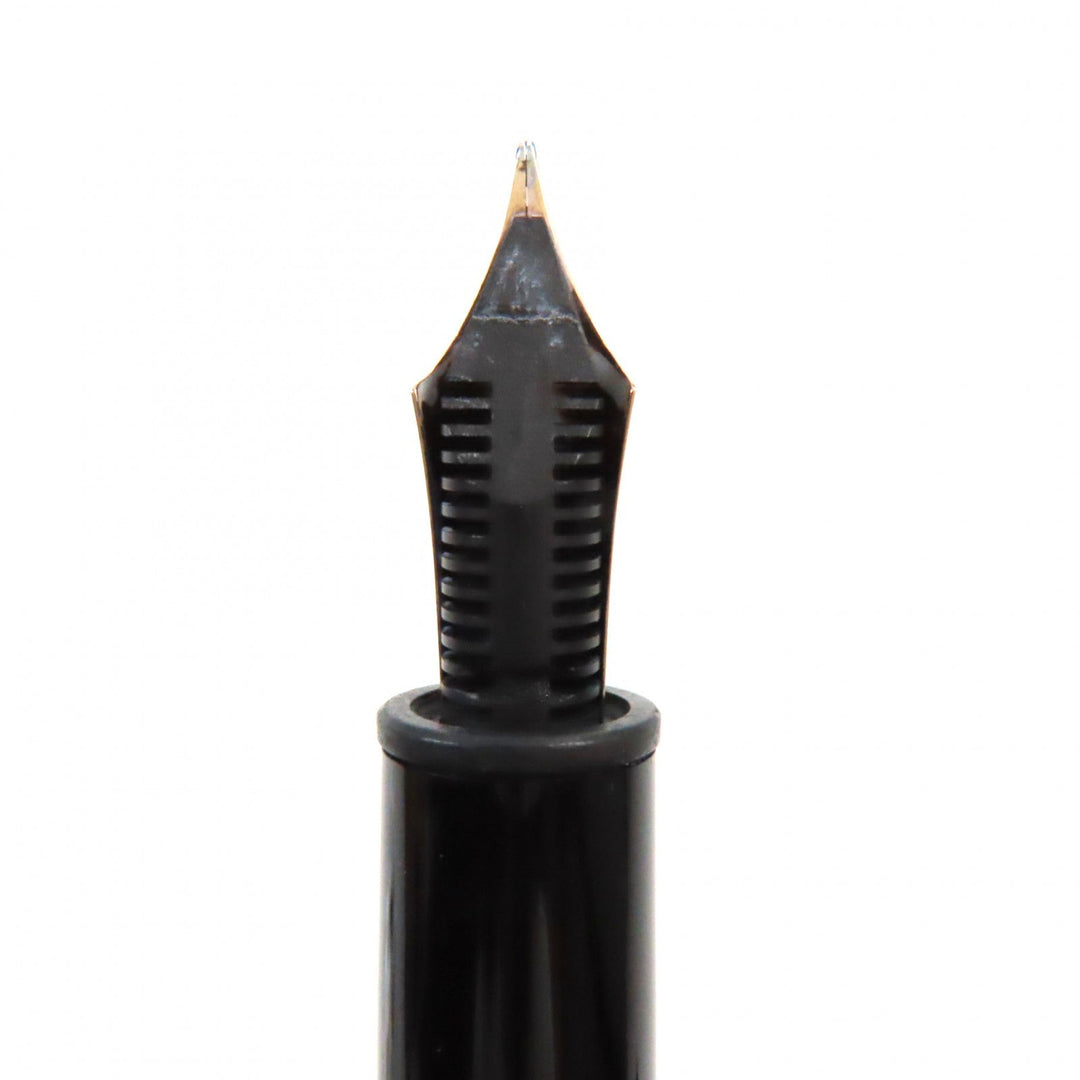 MONTBLANC fountain pen Pen point: K14 Black gold Meisterstuck No.146 mens Used Authentic