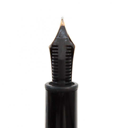 MONTBLANC fountain pen Pen point: K14 Black gold Meisterstuck No.146 mens Used Authentic