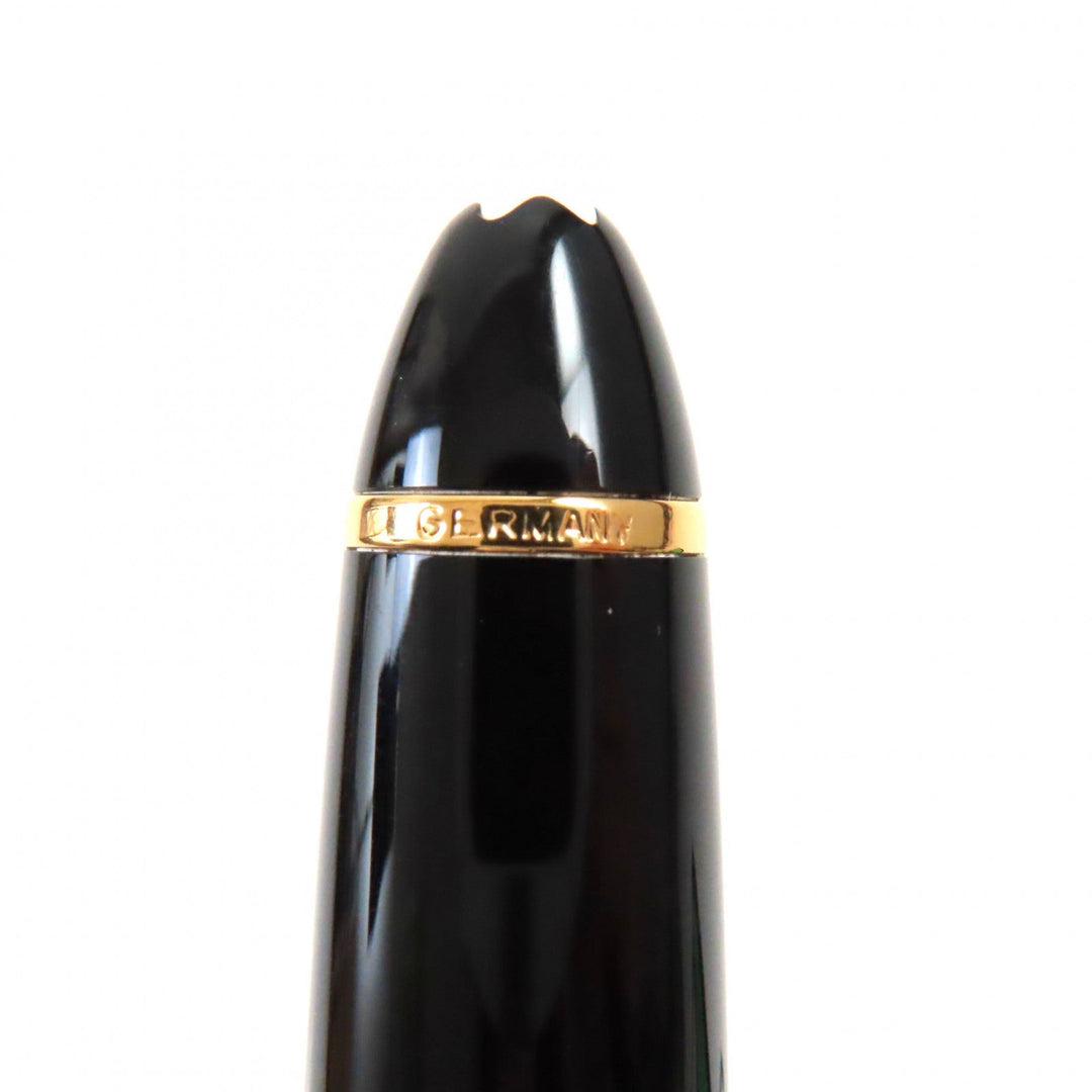 MONTBLANC fountain pen Pen point: K14 Black gold Meisterstuck No.146 mens Used Authentic