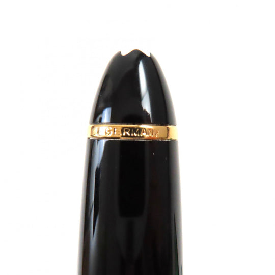 MONTBLANC fountain pen Pen point: K14 Black gold Meisterstuck No.146 mens Used Authentic