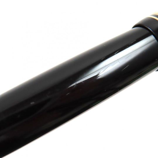 MONTBLANC fountain pen Pen point: K14 Black gold Meisterstuck No.146 mens Used Authentic
