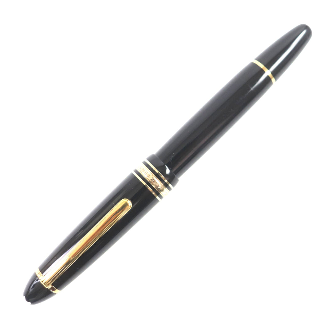 MONTBLANC fountain pen Pen point: K14 Black gold Meisterstuck No.146 mens Used Authentic