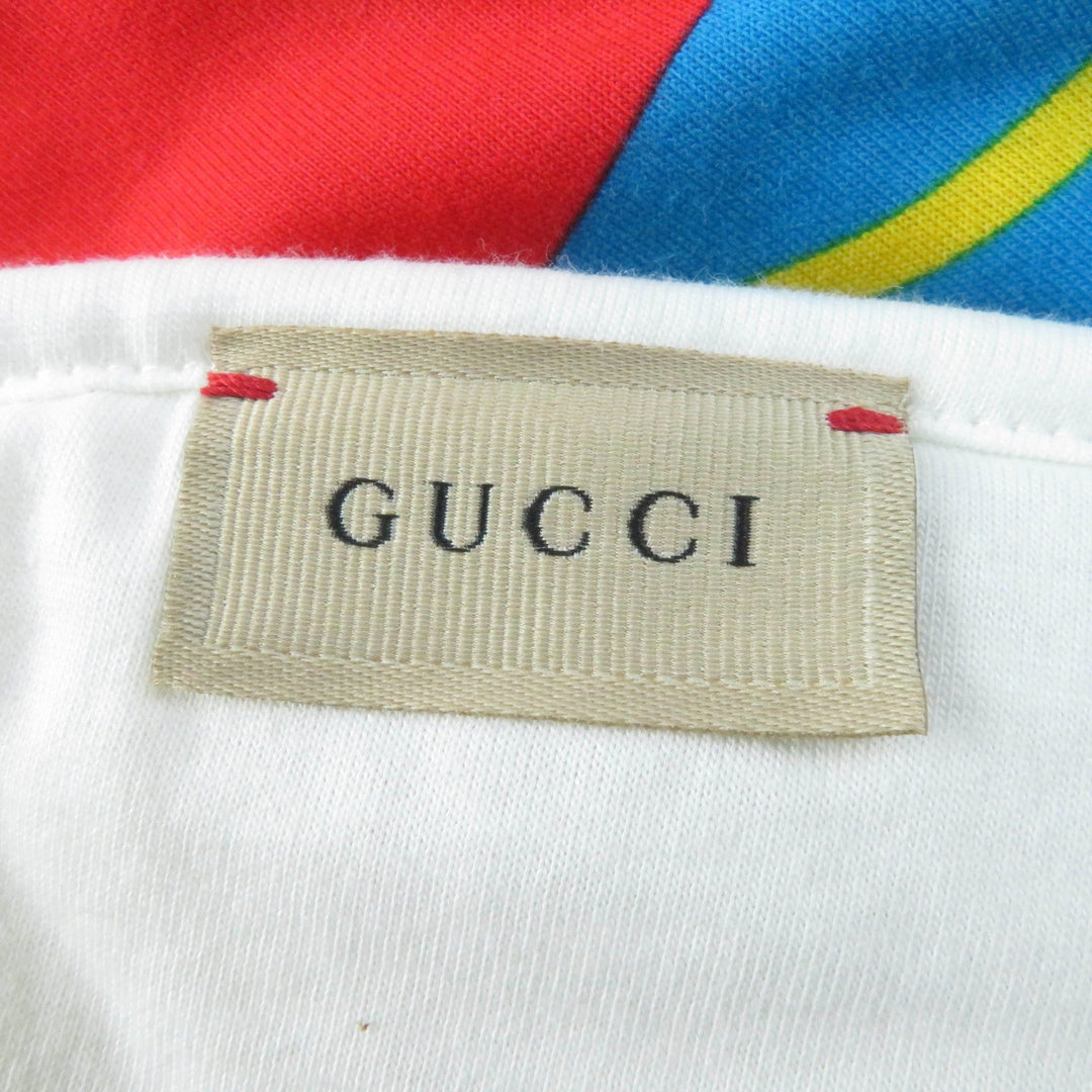 GUCCI shawl 727885 Main: 100% cotton, Part: 100% cotton, Filling: 50% wool, 50% polyester white Kids Used Authentic