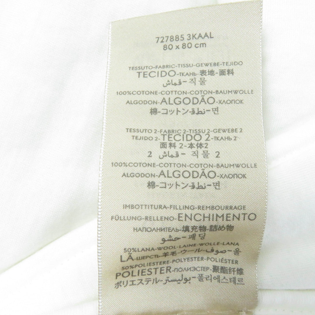 GUCCI shawl 727885 Main: 100% cotton, Part: 100% cotton, Filling: 50% wool, 50% polyester white Kids Used Authentic