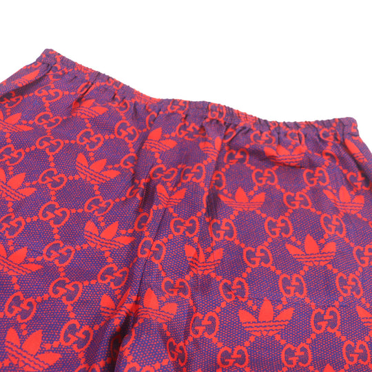 GUCCI Shorts 691440 Main: 100% silk Navy red mens 50 Used Authentic