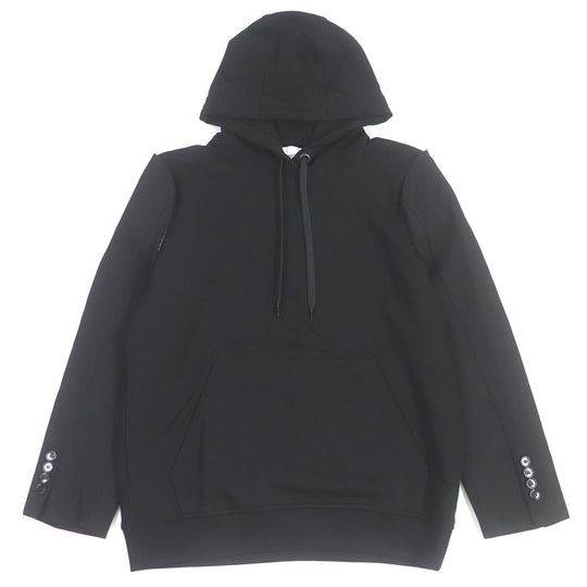 BURBERRY Hoodie 8040787 Main: 100% cotton, Part: 99% cotton, Part: 1% elastane (polyurethane) black mens M Used Authentic