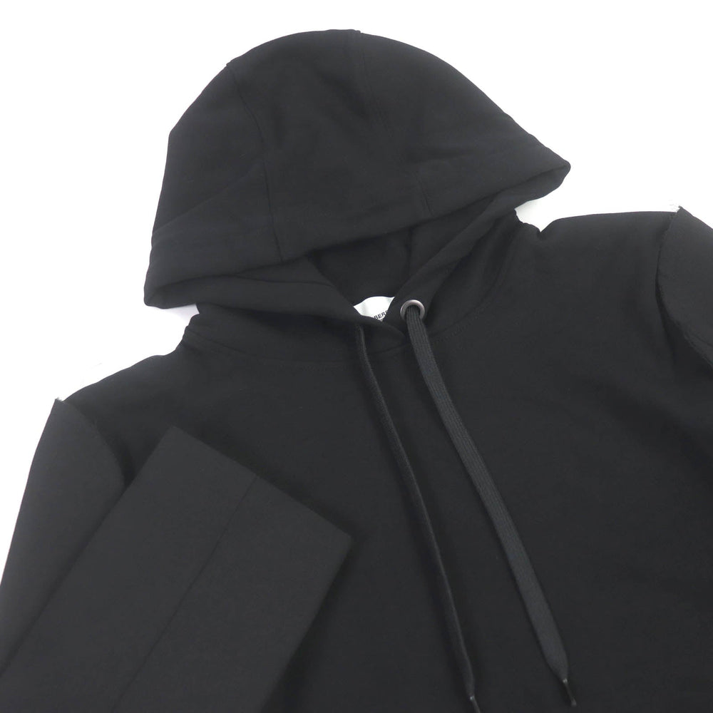 BURBERRY Hoodie 8040787 Main: 100% cotton, Part: 99% cotton, Part: 1% elastane (polyurethane) black mens M Used Authentic