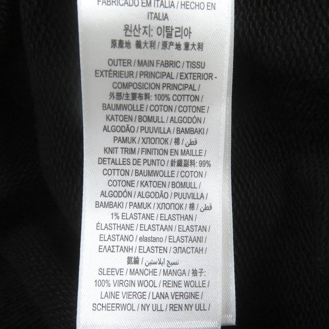 BURBERRY Hoodie 8040787 Main: 100% cotton, Part: 99% cotton, Part: 1% elastane (polyurethane) black mens M Used Authentic