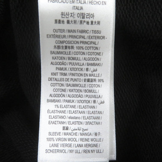 BURBERRY Hoodie 8040787 Main: 100% cotton, Part: 99% cotton, Part: 1% elastane (polyurethane) black mens M Used Authentic