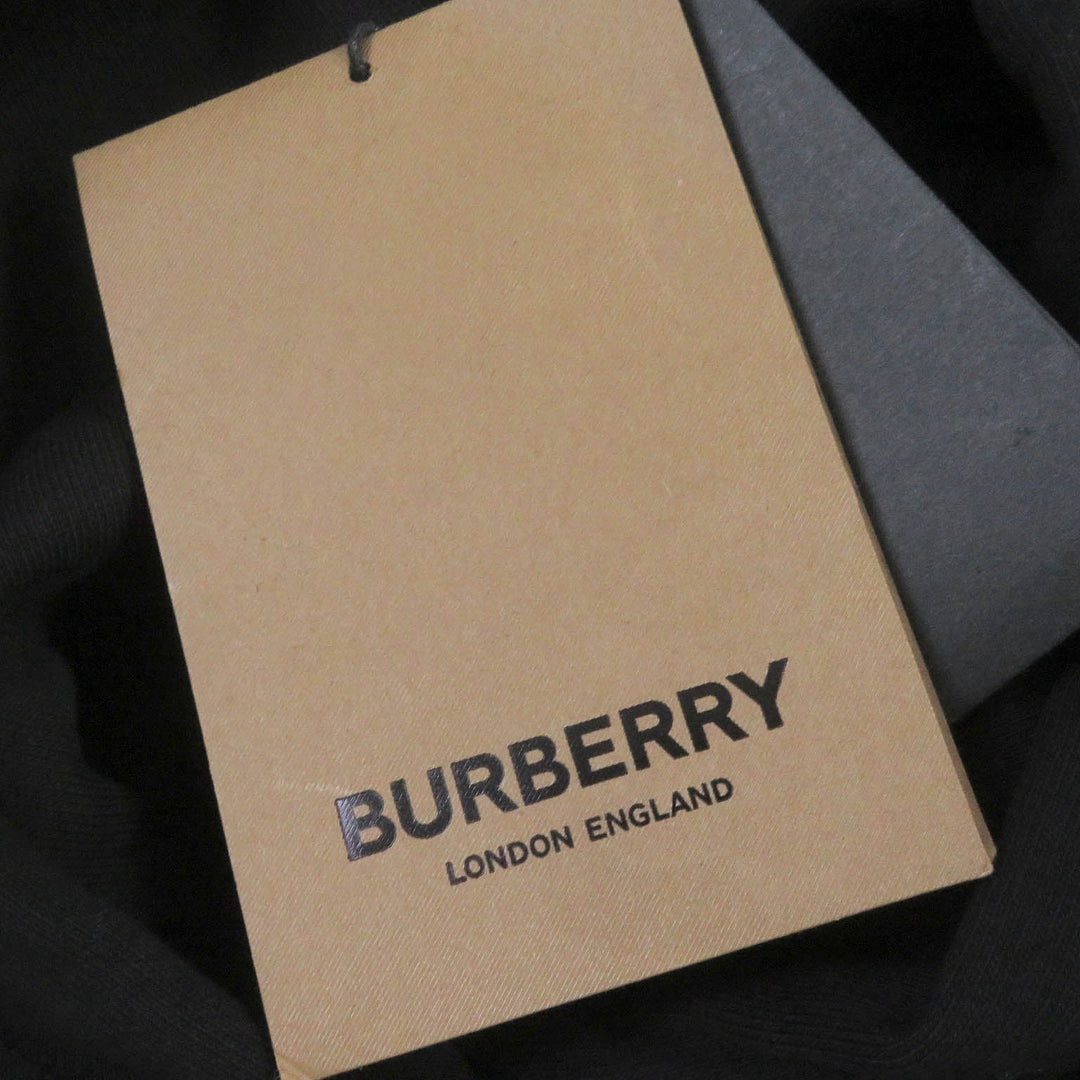 BURBERRY Hoodie 8040787 Main: 100% cotton, Part: 99% cotton, Part: 1% elastane (polyurethane) black mens M Used Authentic