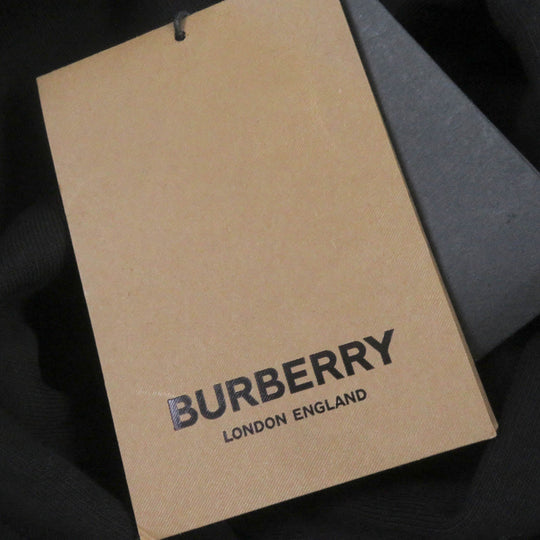 BURBERRY Hoodie 8040787 Main: 100% cotton, Part: 99% cotton, Part: 1% elastane (polyurethane) black mens M Used Authentic