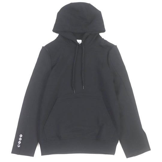BURBERRY Hoodie 8040787 Main: 100% cotton, Part: 99% cotton, Part: 1% elastane (polyurethane) black mens XXS Used Authentic