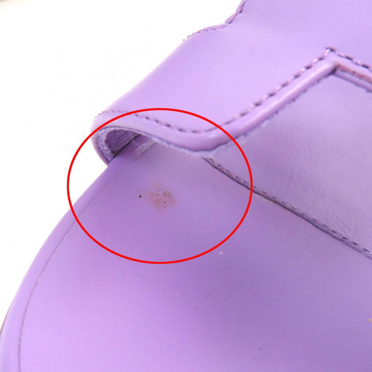 HERMES Sandals 141146Z Main: Leather purple Oasis Women 36 Used Authentic