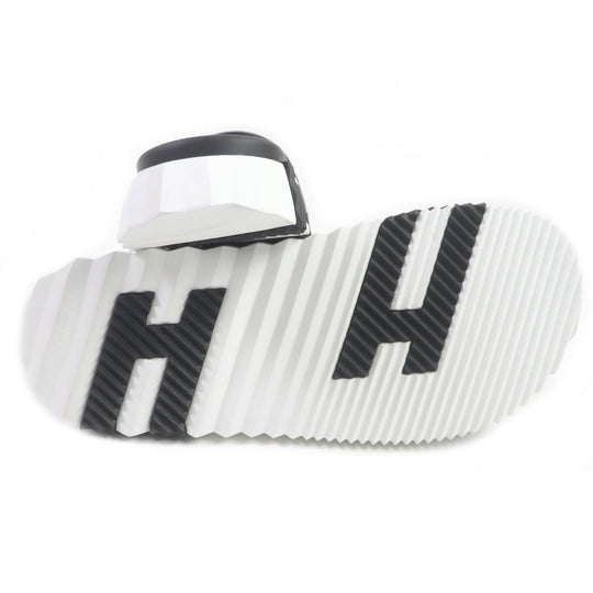 HERMES Sandals Nappa leather black infrastructure mens 43 Used Authentic