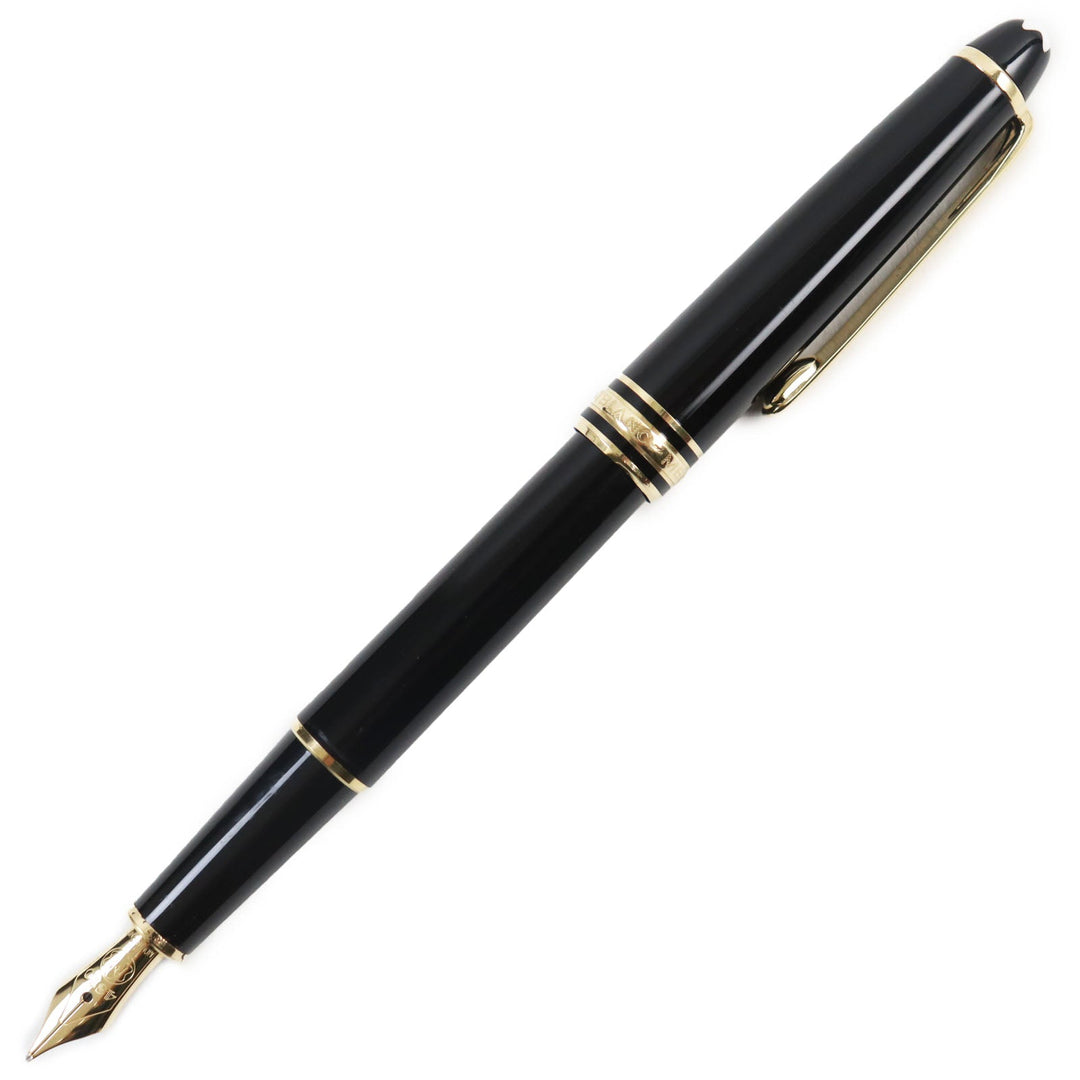 MONTBLANC fountain pen Pen point: K14 Black gold Meisterstck Classic mens Used Authentic