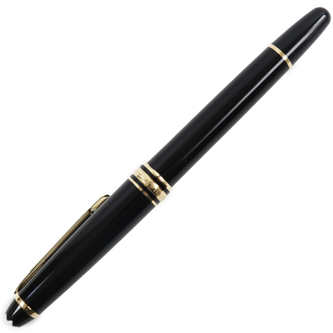 MONTBLANC fountain pen Pen point: K14 Black gold Meisterstck Classic mens Used Authentic