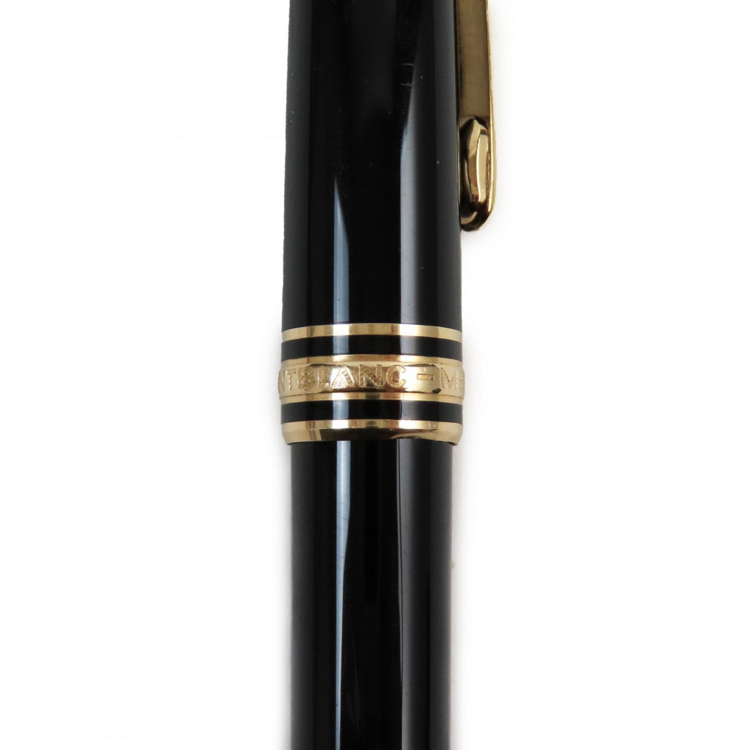 MONTBLANC fountain pen Pen point: K14 Black gold Meisterstck Classic mens Used Authentic