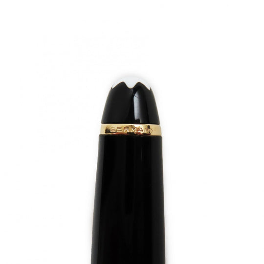 MONTBLANC fountain pen Pen point: K14 Black gold Meisterstck Classic mens Used Authentic