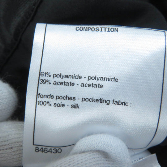 CHANEL Shorts P70669 V62116 Main: 61% polyamide (nylon), Main: 39% acetate, Part: 100% silk black Women 40 Used Authentic