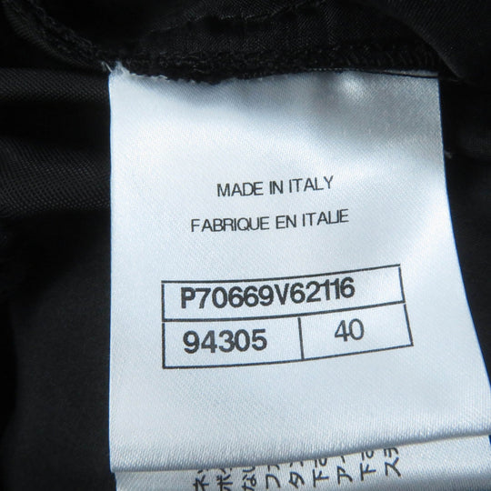 CHANEL Shorts P70669 V62116 Main: 61% polyamide (nylon), Main: 39% acetate, Part: 100% silk black Women 40 Used Authentic