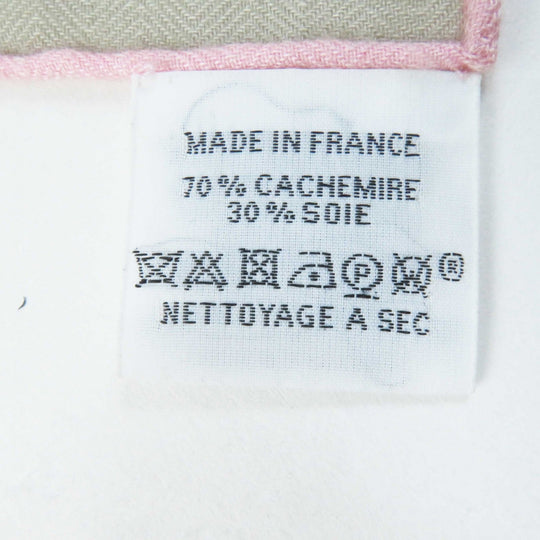 HERMES scarf 243761S Main: 70% cashmere, Main: 30% silk Multi Caljean 140 Grand Theatre Nouveau Women Used Authentic