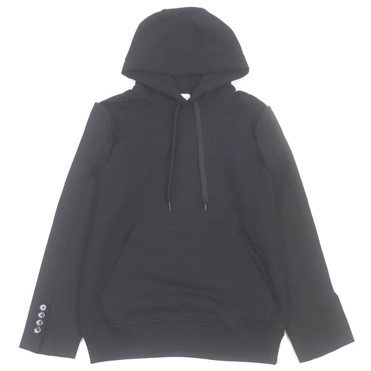 BURBERRY Hoodie 8040787 Main: 100% cotton, Part: 99% cotton, Part: 1% elastane (polyurethane) black mens XS Used Authentic