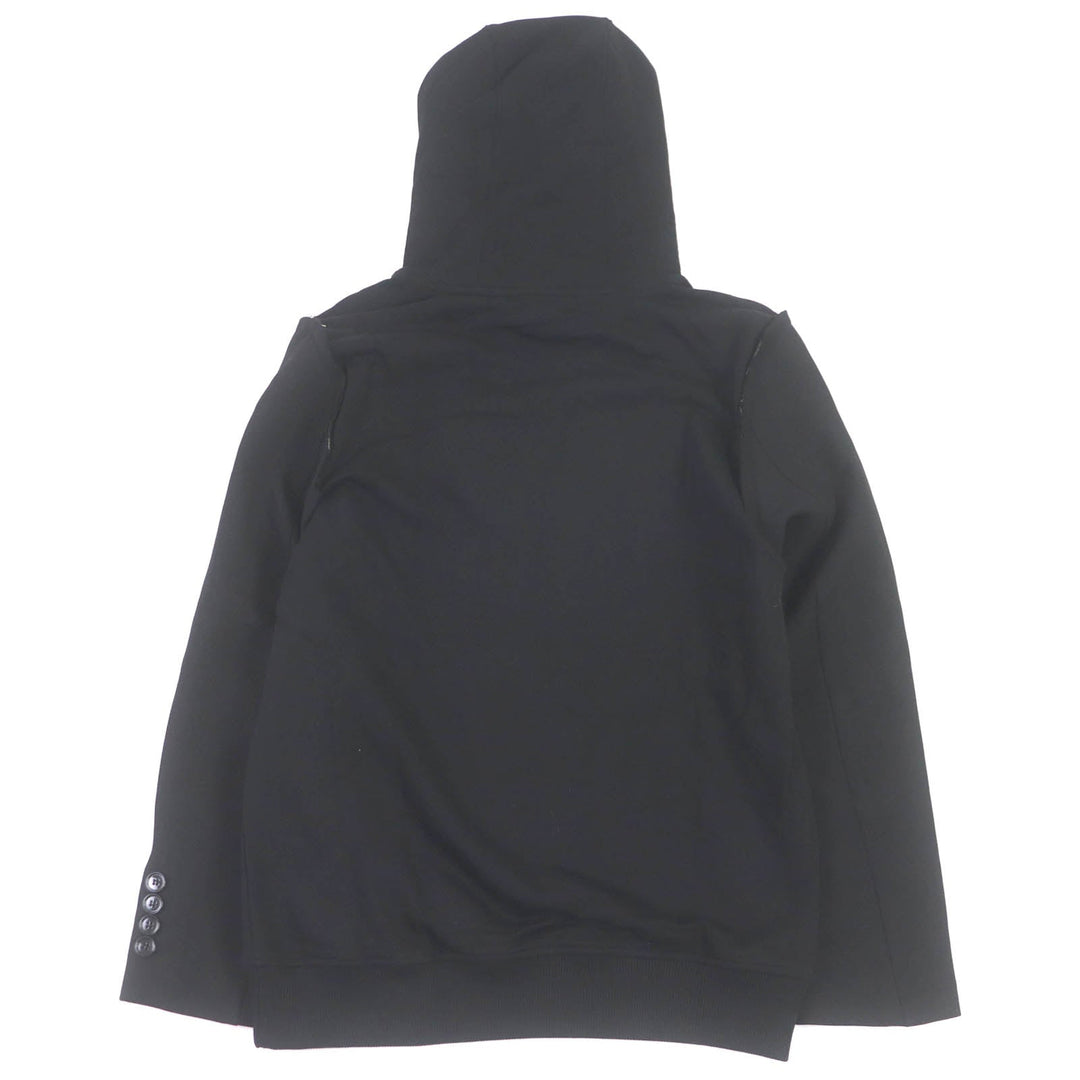 BURBERRY Hoodie 8040787 Main: 100% cotton, Part: 99% cotton, Part: 1% elastane (polyurethane) black mens XS Used Authentic