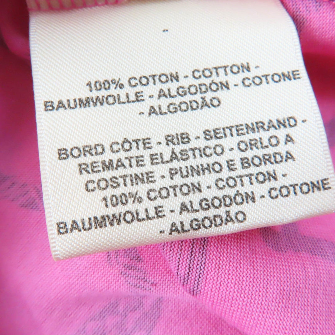 HERMES one piece 3E4510DM Main: 100% cotton pink Stirrup Fantasy Women 36 Used Authentic