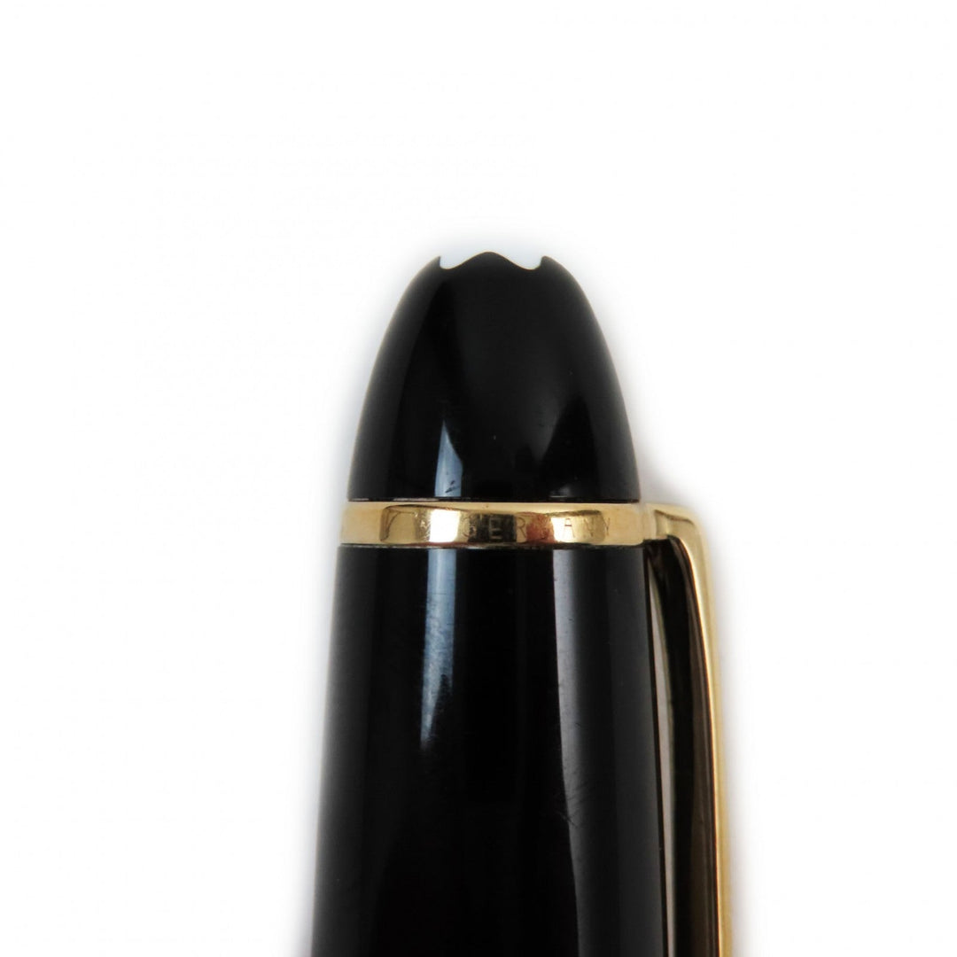 MONTBLANC Ballpoint pen Resin, Gold Plated Black gold Meisterstckle Grand mens(Unisex) Used Authentic