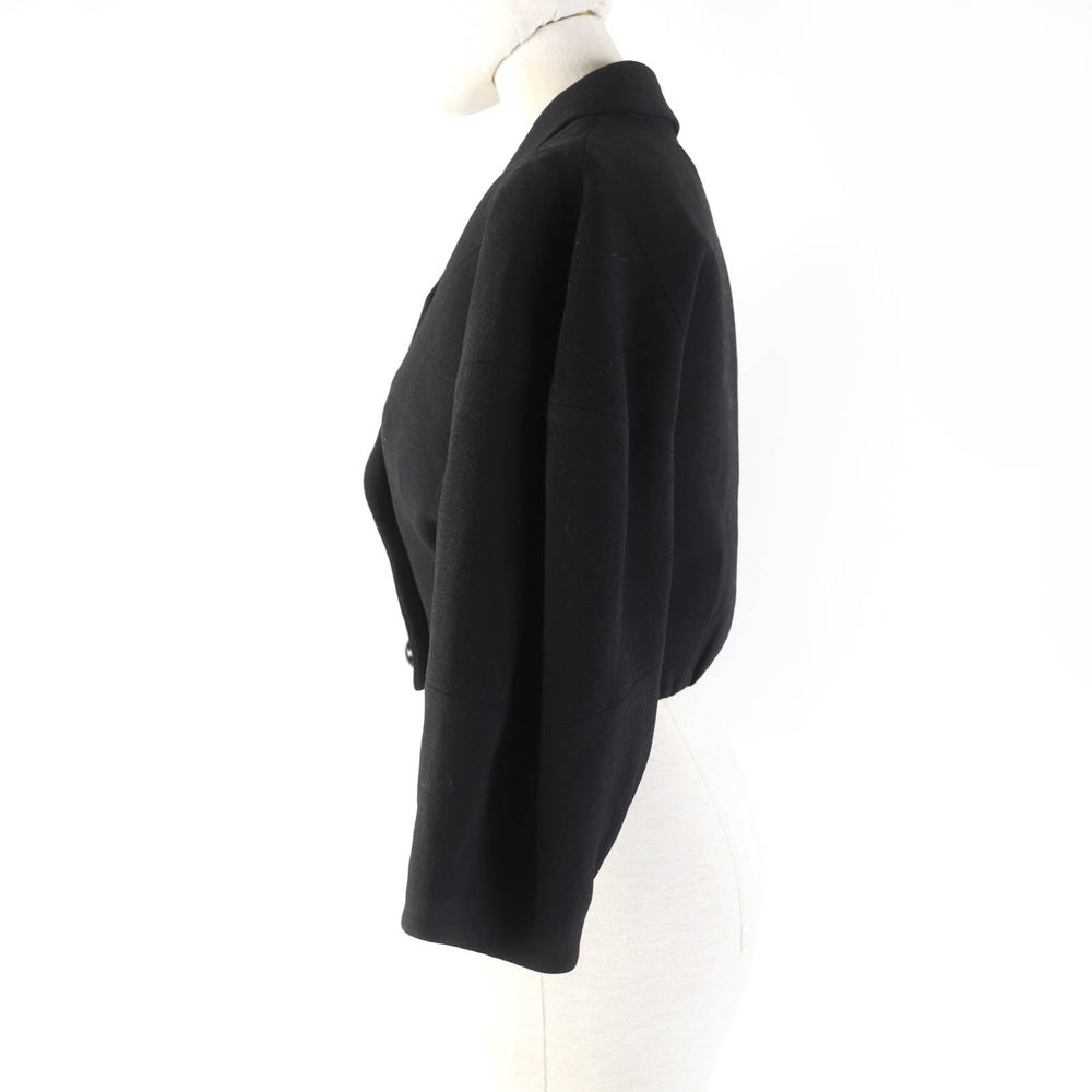 DOLCE&GABBANA Jacket F28FAT Main: 99% wool, Main: 1% elastane (polyurethane), Lining: 97% polyester, Lining: 3% elastane (polyurethane) black Women 36 Used Authentic