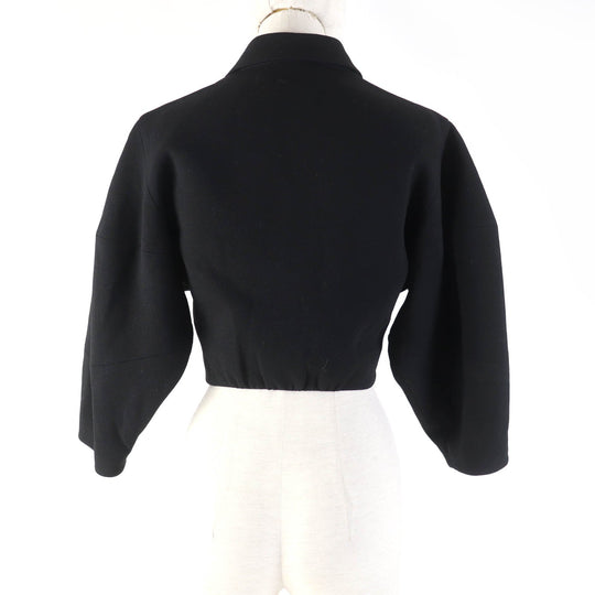 DOLCE&GABBANA Jacket F28FAT Main: 99% wool, Main: 1% elastane (polyurethane), Lining: 97% polyester, Lining: 3% elastane (polyurethane) black Women 36 Used Authentic