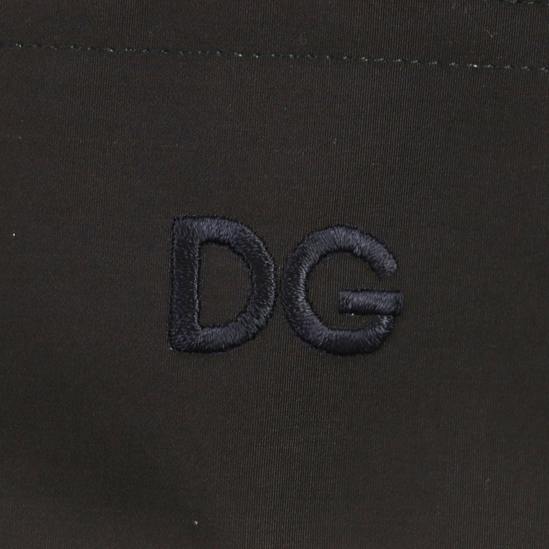 DOLCE&GABBANA Long sleeve shirt Main: 100% cotton Dark Navy Light Blue mens 39 15 1/2 Used Authentic