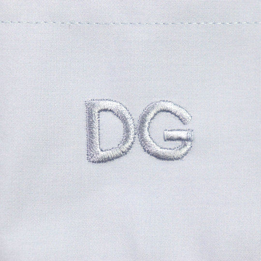 DOLCE&GABBANA Long sleeve shirt Main: 100% cotton Dark Navy Light Blue mens 39 15 1/2 Used Authentic