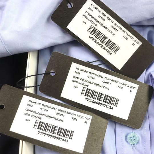 DOLCE&GABBANA Long sleeve shirt Main: 100% cotton Dark Navy Light Blue mens 39 15 1/2 Used Authentic